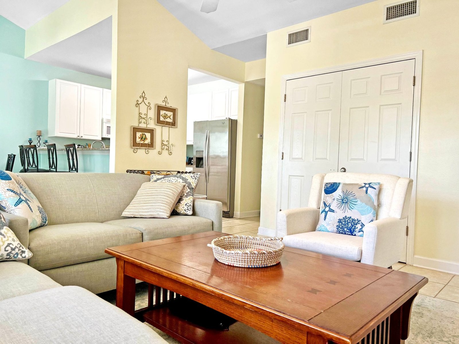 Living room at Gulf Shores Getaway